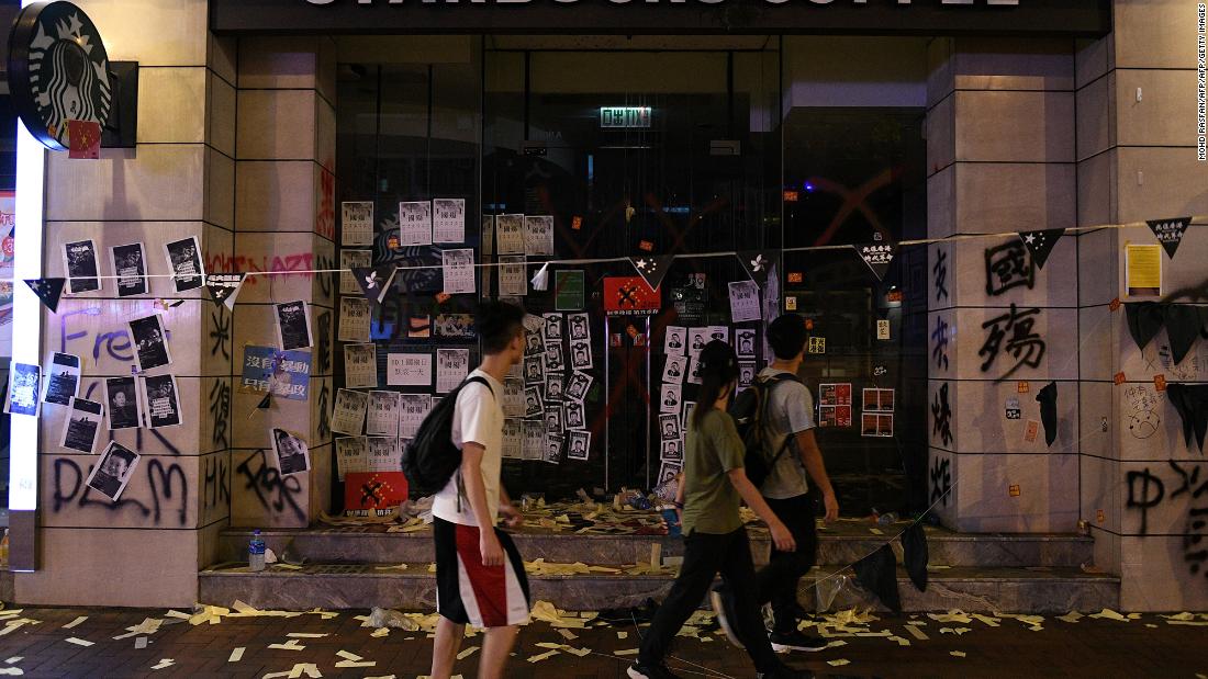 Hong Kong is in a recession as five months of protests take a toll