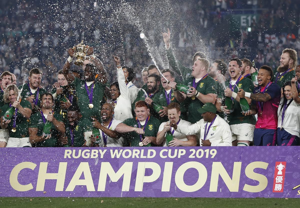 Rainbow nation turns gold as Springboks lift World Cup