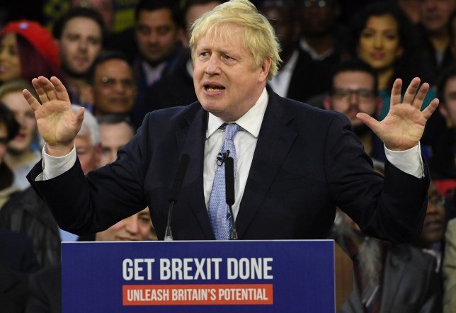 Boris Johnson makes plea to ‘save country’ in final campaign rally