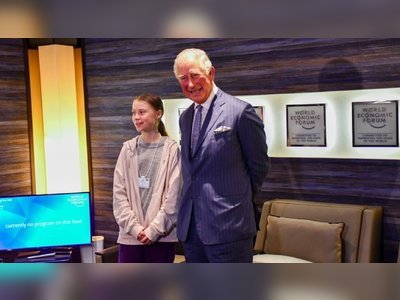 Davos 2020: Prince Charles meets Greta Thunberg