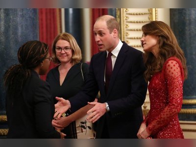 Prince William hosts first reception after Harry flies home to Meghan