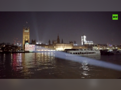 WATCH harrowing footage of 2007 Baghdad killings projected onto UK parliament wall in protest against Assange's extradition
