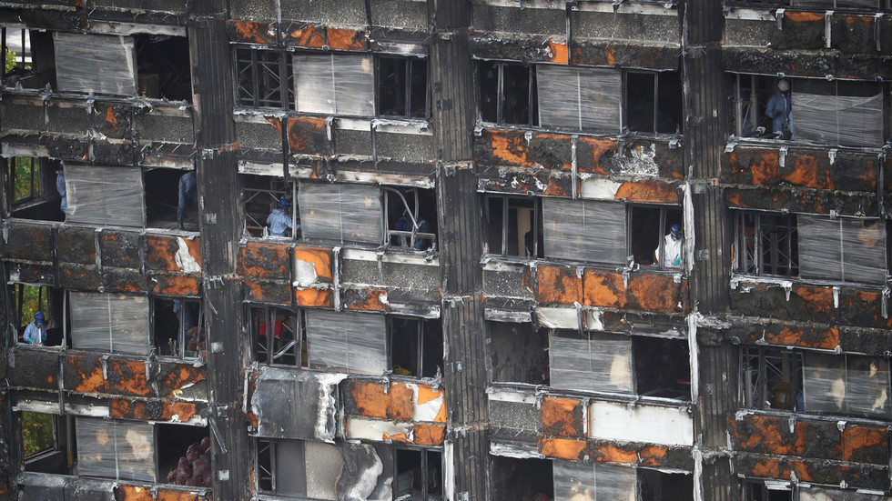 ‘It’s a disgrace’: Grenfell disaster inquiry suspended within minutes after outbursts from public