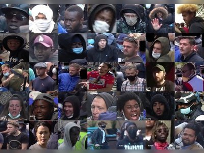 Scotland Yard releases CCTV of 35 people linked to violence at London protests