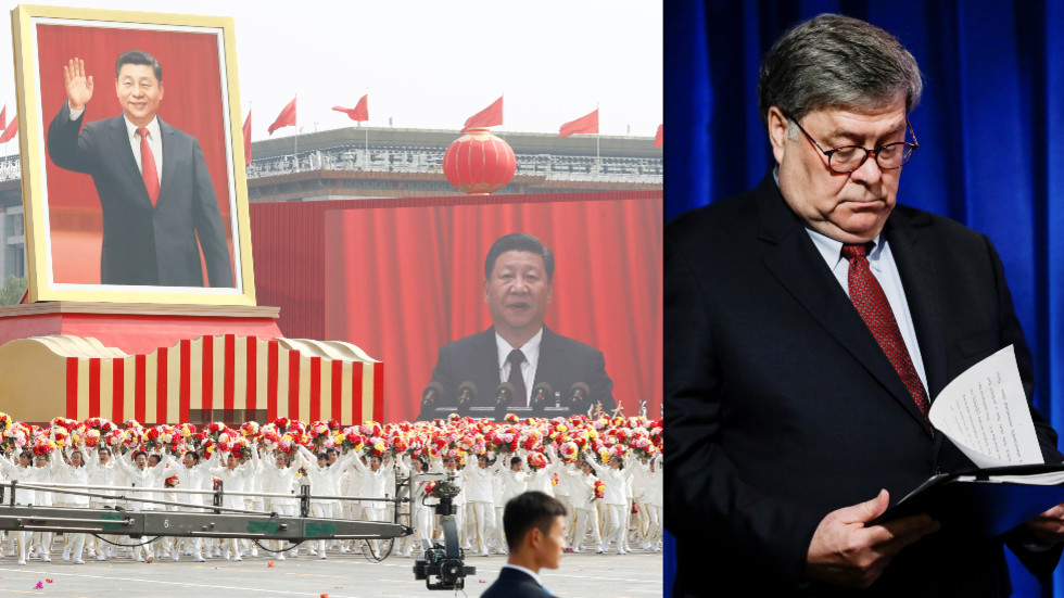 ‘China’s goal is to replace you’: AG Barr warns Hollywood, Big Tech & US academia not to ‘kowtow’ to Beijing