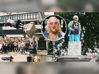 Jimmy Savile mannequin replaces toppled statue of slave trader Edward Colston