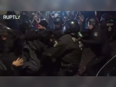 WATCH left-wing protesters clashing with police in last stand over Berlin pub eviction