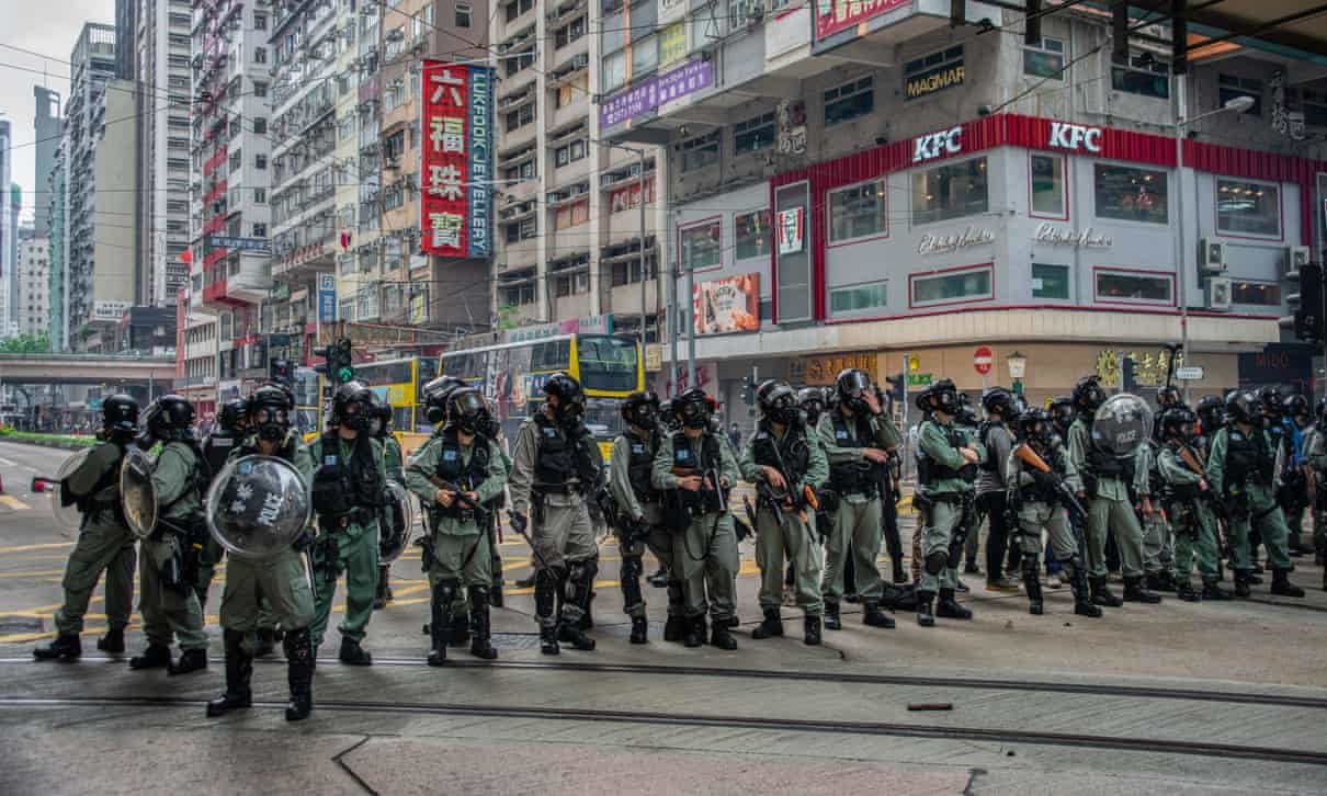Activists launch London legal action against UK officers in Hong Kong police