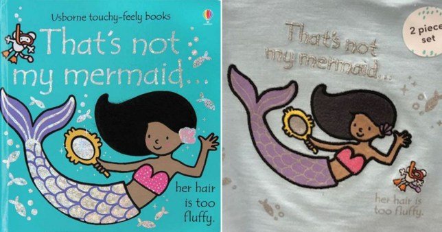 Tesco apologises for child's top with 'unacceptable' message about black mermaid