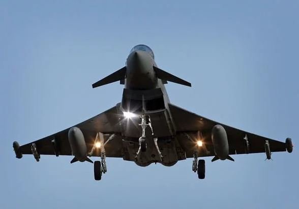 RAF emergency: Two men held under Terrorism Act after fighter typhoons ...