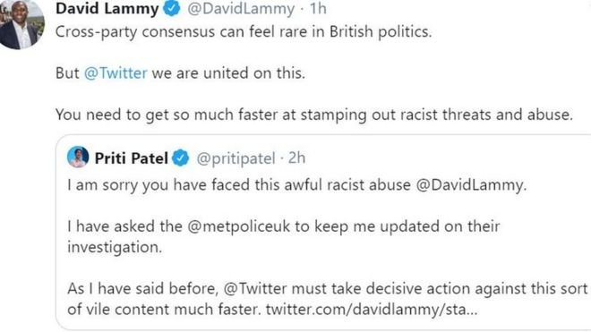 Twitter needs to act over racist abuse