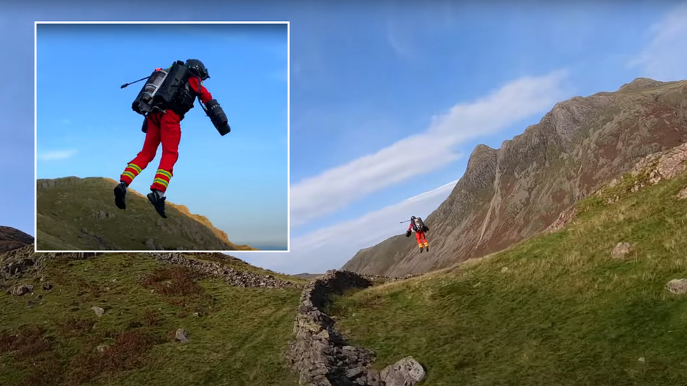 Iron Man to the rescue? UK air ambulance trials JETPACKS to save stricken hikers