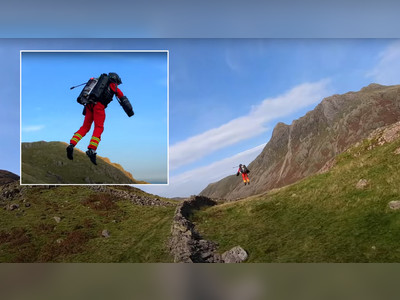 Iron Man to the rescue? UK air ambulance trials JETPACKS to save stricken hikers