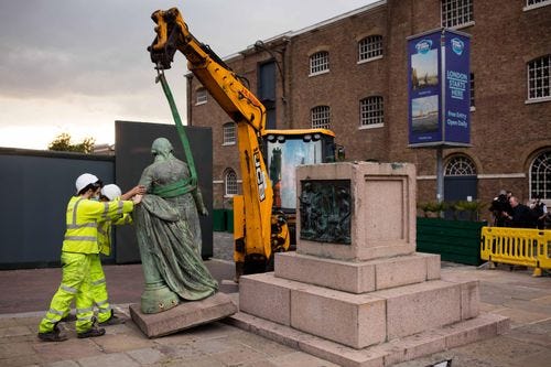 London asks public to decide fate of slave owner's statue in financial district