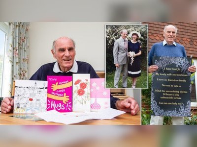 Pensioner, 75, brought to tears by overwhelming response to his plea for friends