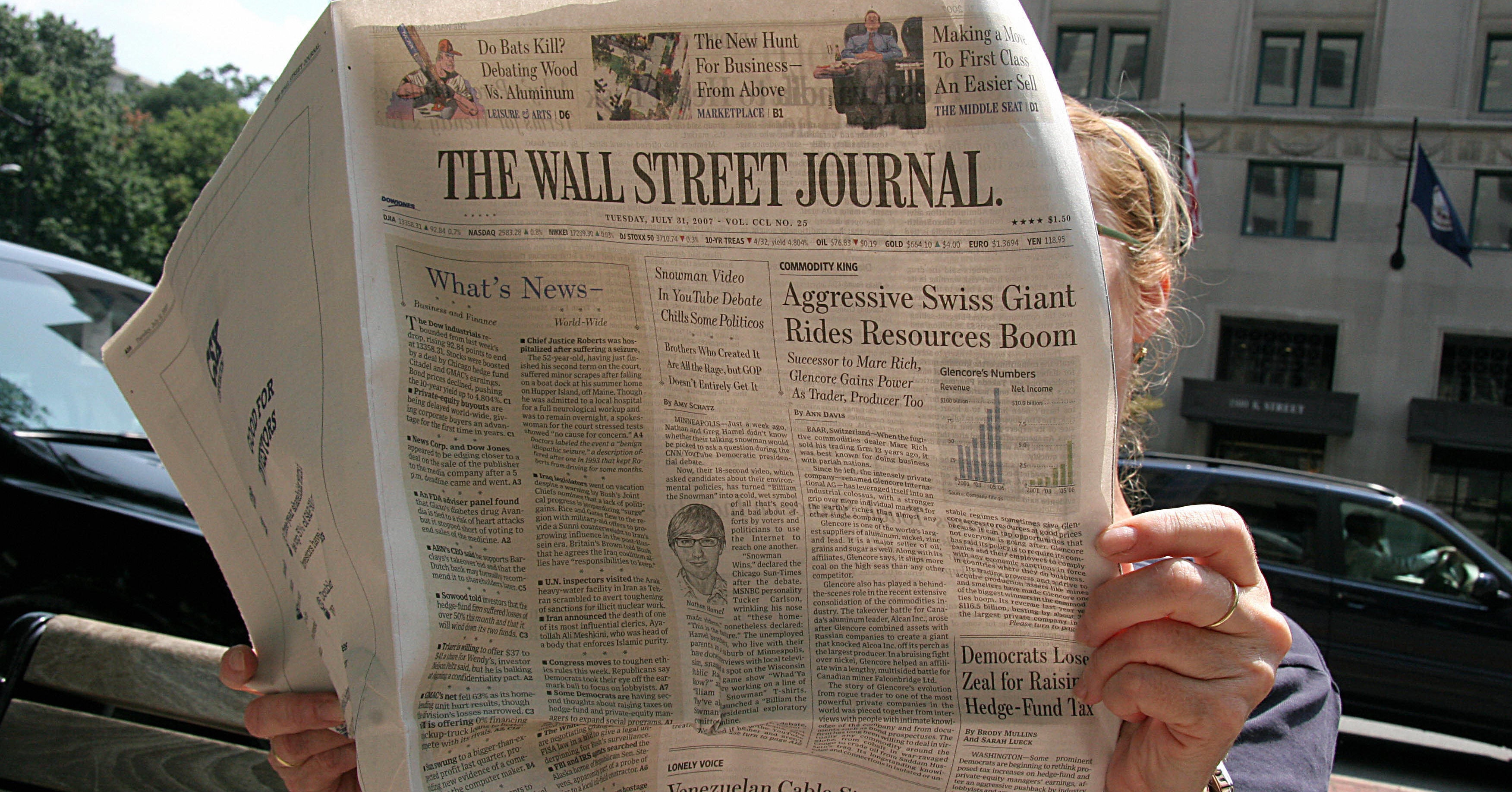 A Leaked Internal Report Reveals The Wall Street Journal Is Struggling With Aging Readers And Covering Race