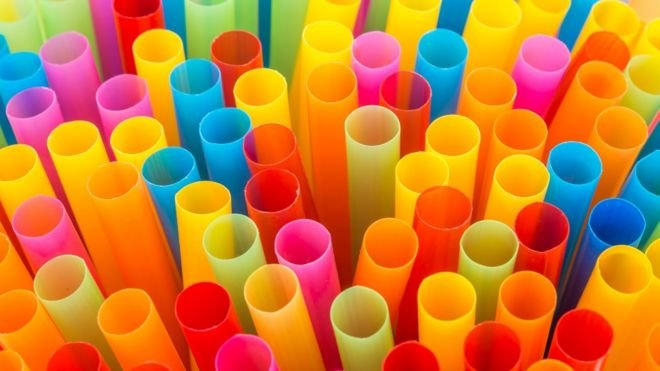 Plastic straws and cotton buds banned in England