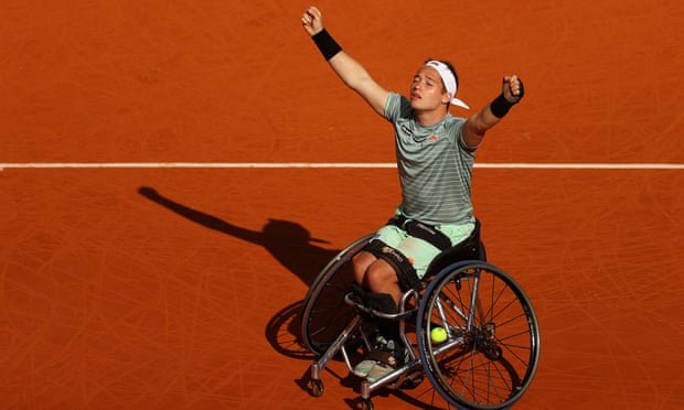 Britain's Alfie Hewett wins wheelchair singles title at French Open