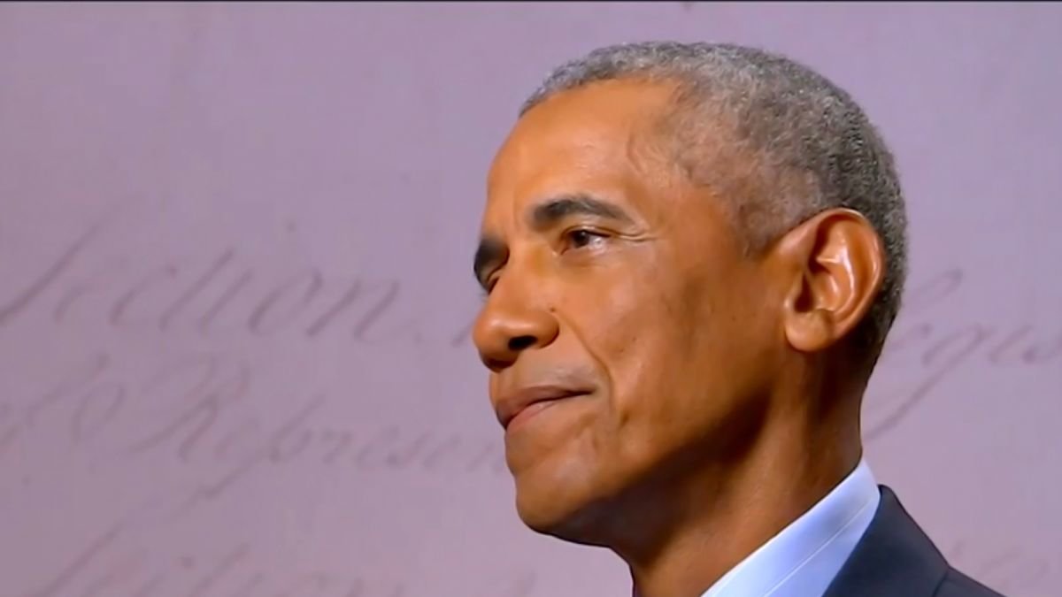 Obama condemns current media ecosystem, citing Fox News, Rush Limbaugh, and spread of QAnon