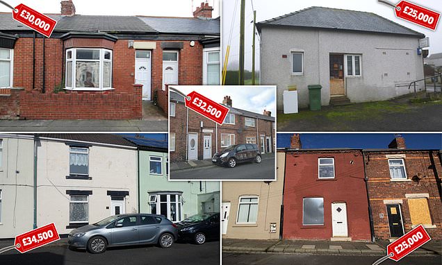 The places where you can buy a house for less than £40k in Britain?