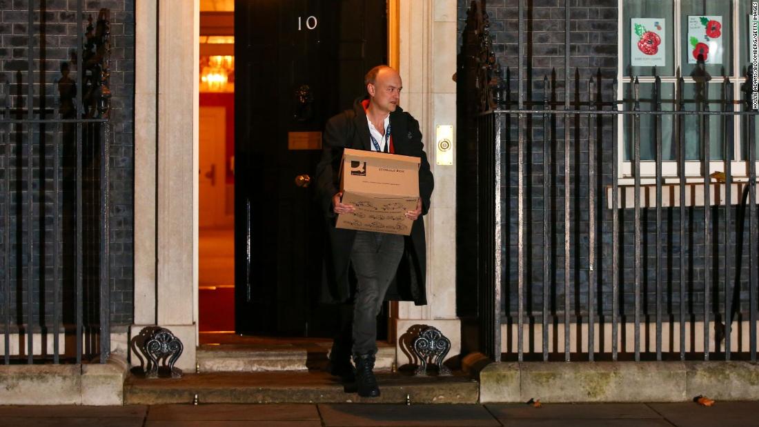 UK PM's chief adviser Dominic Cummings resigns, says source