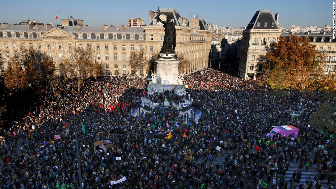 Protests take place across France against proposed “security” (police terrorism) law