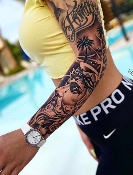 24 Popular Sleeve Tattoos For Women London Daily