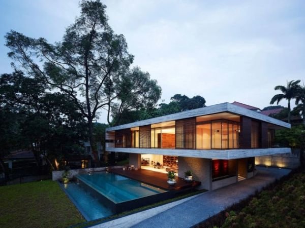 Feng Shui House in Singapore by ONG&ONG