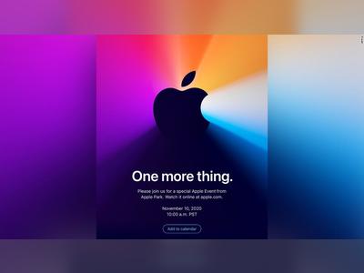 Apple will host yet another launch event on November 10