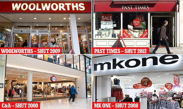 What high street shops have disappeared in Britain?