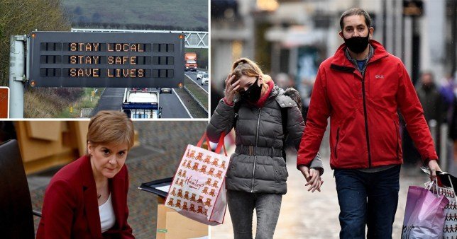 Entering or leaving Scotland from rest of UK to be made illegal from Friday