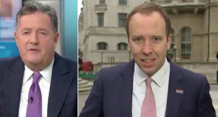 'Why haven't you resigned?': Piers Morgan grills Matt Hancock over government COVID failings