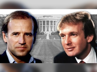 US election 2020: Trump and Biden pictured through the years