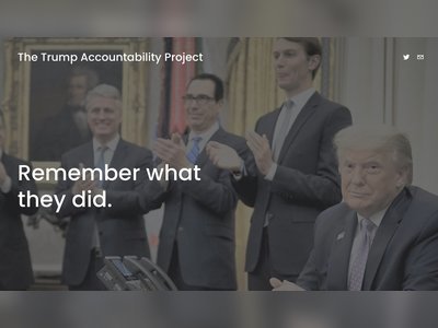 Well... here it comes... “The Trump Accountability Project”