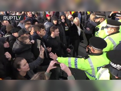 Liverpool’s anti-COVID measures protest gets violent