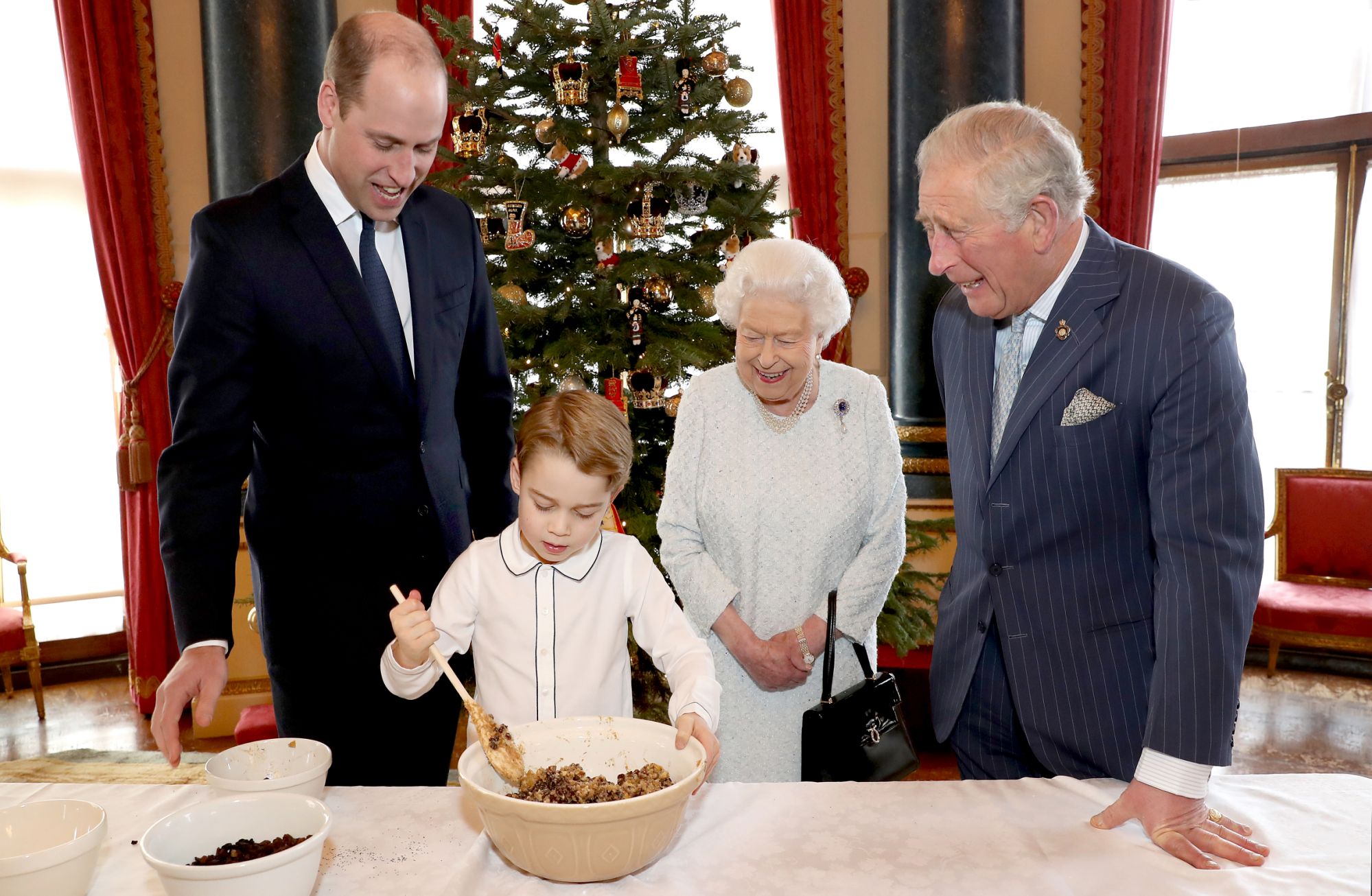 Christmas puddings made by Queen and Prince George donated to armed forces communities