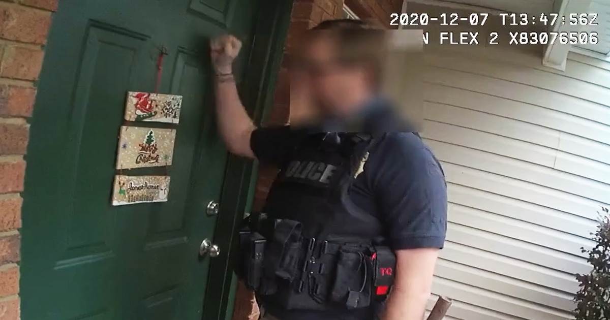 Police bodycam shows raid at Florida home of scientist who said she was fired over Covid data