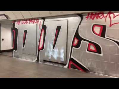 Police investigating after 'extensive graffiti' appears at central London tube station