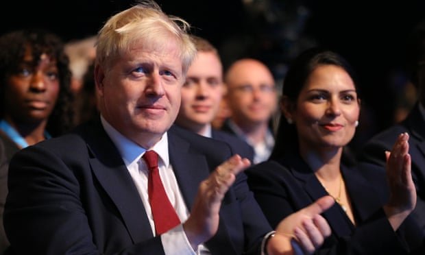 Boris Johnson faces legal challenge for clearing Priti Patel of bullying