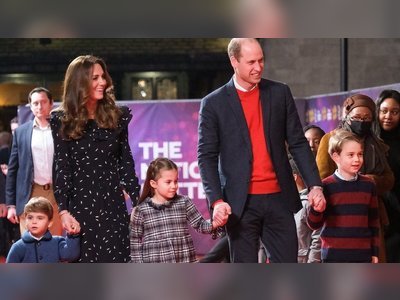 Prince William and Kate make red carpet debut with royal children
