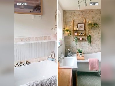 See how The Holiday’s Rosehill Cottage inspired this stunning bathroom makeover