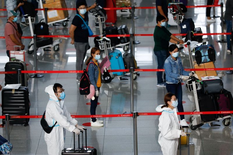 Ninoy Aquino International Airport amid the coronavirus outbreak