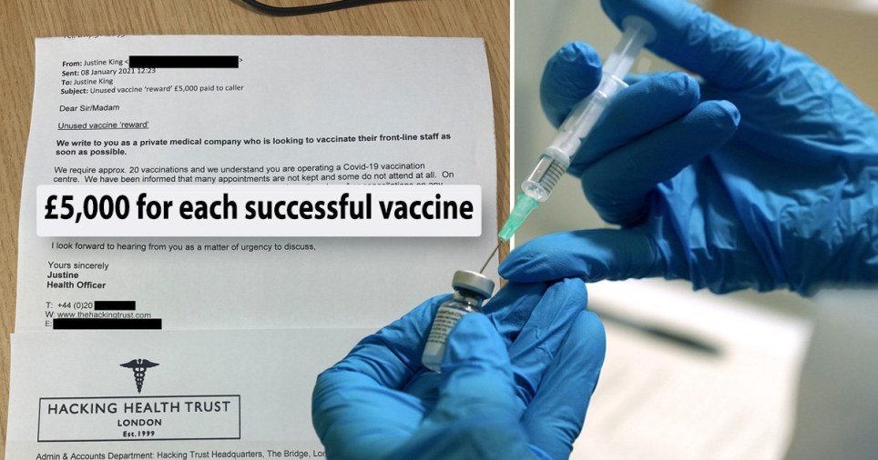 Luxury property firm 'offered £100,000 in bribes' to GPs for Covid vaccines