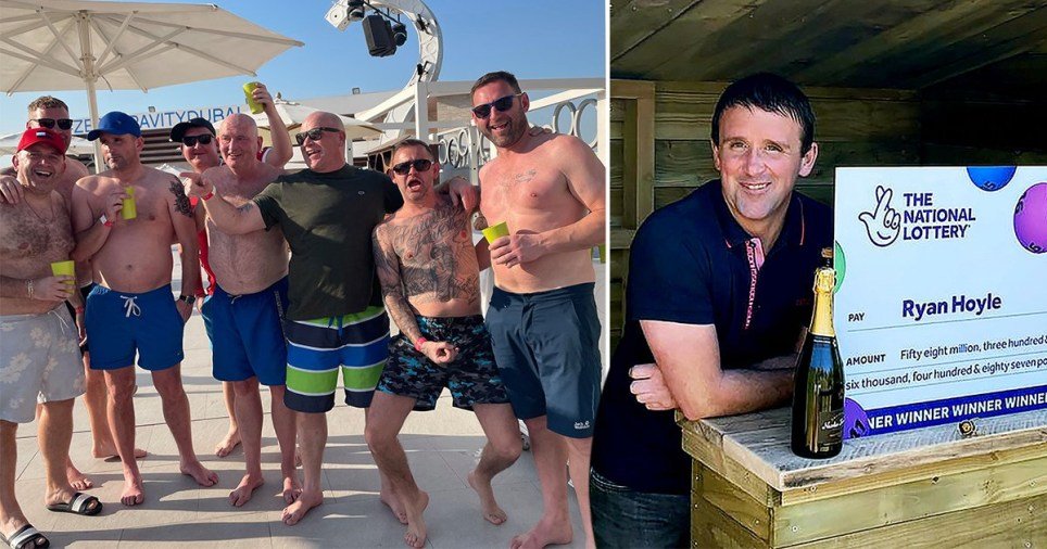 Dad who won £58,000,000 in lottery takes friends on extravagant trip to Dubai