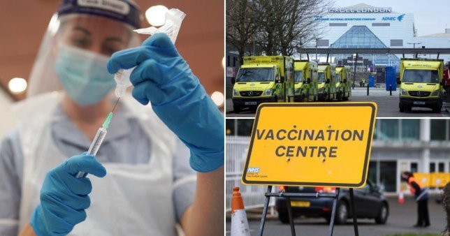 Seven mass vaccination sites open including football stadium and tennis club