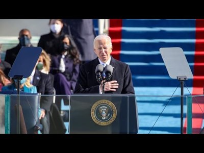 Joe Biden delivers first remarks as president of the U.S.