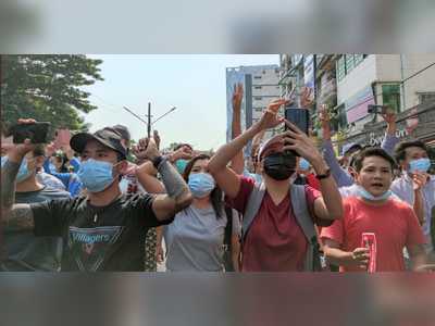 Myanmar's internet shut down as protestors flooded the streets. The military coup leaders sought to shut down Facebook, Instagram, and Twitter earlier this week.