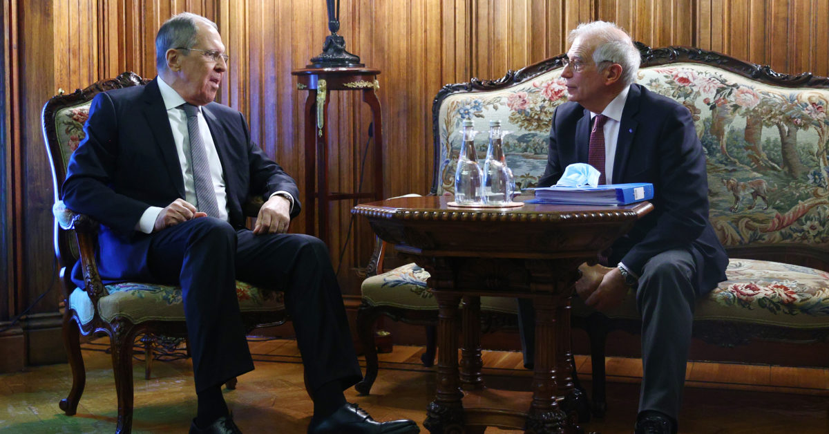 Borrell stands by as Lavrov calls EU ‘unreliable partner’