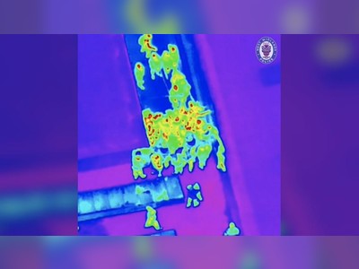 Police deploy IR-camera drone to raid underground Birmingham club sporting gym, recording studio, & VIP lounge (VIDEO)