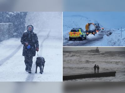 Four days of snow, ice and rain on the way as Storm Darcy hits UK